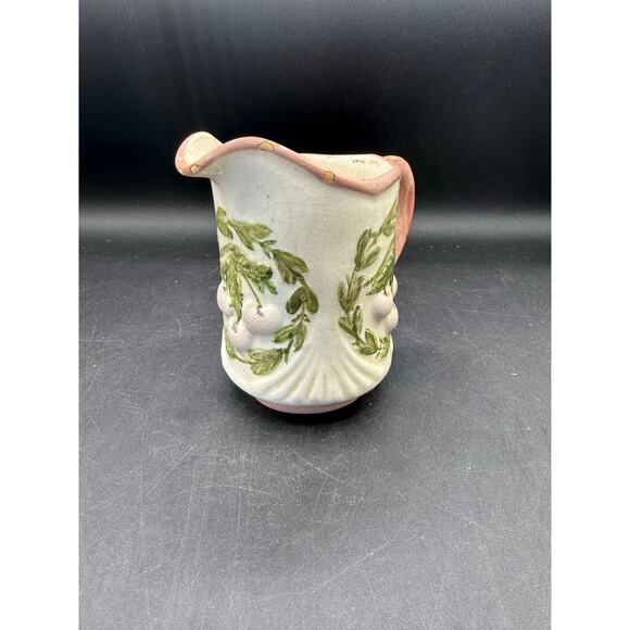 Vintage Small Ceramic Cream Pitcher with Fruit Design - Picture 8 of 8